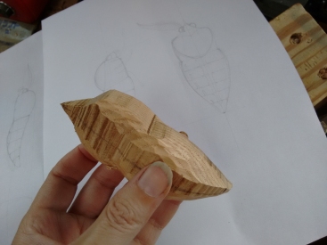 moth body with scale drawing